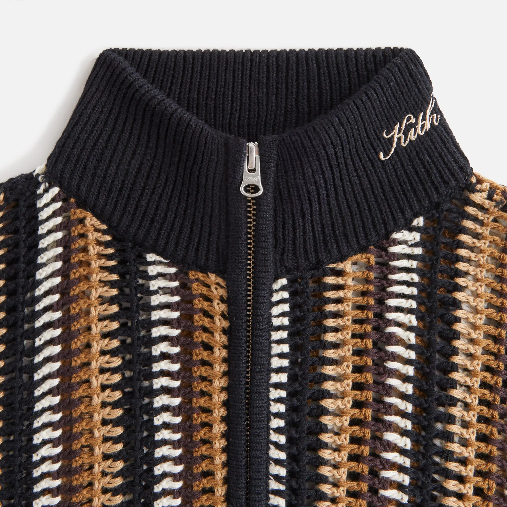 Kith Women Holter Crochet Track Jacket - Black sold by Kith product image thumbnail 4