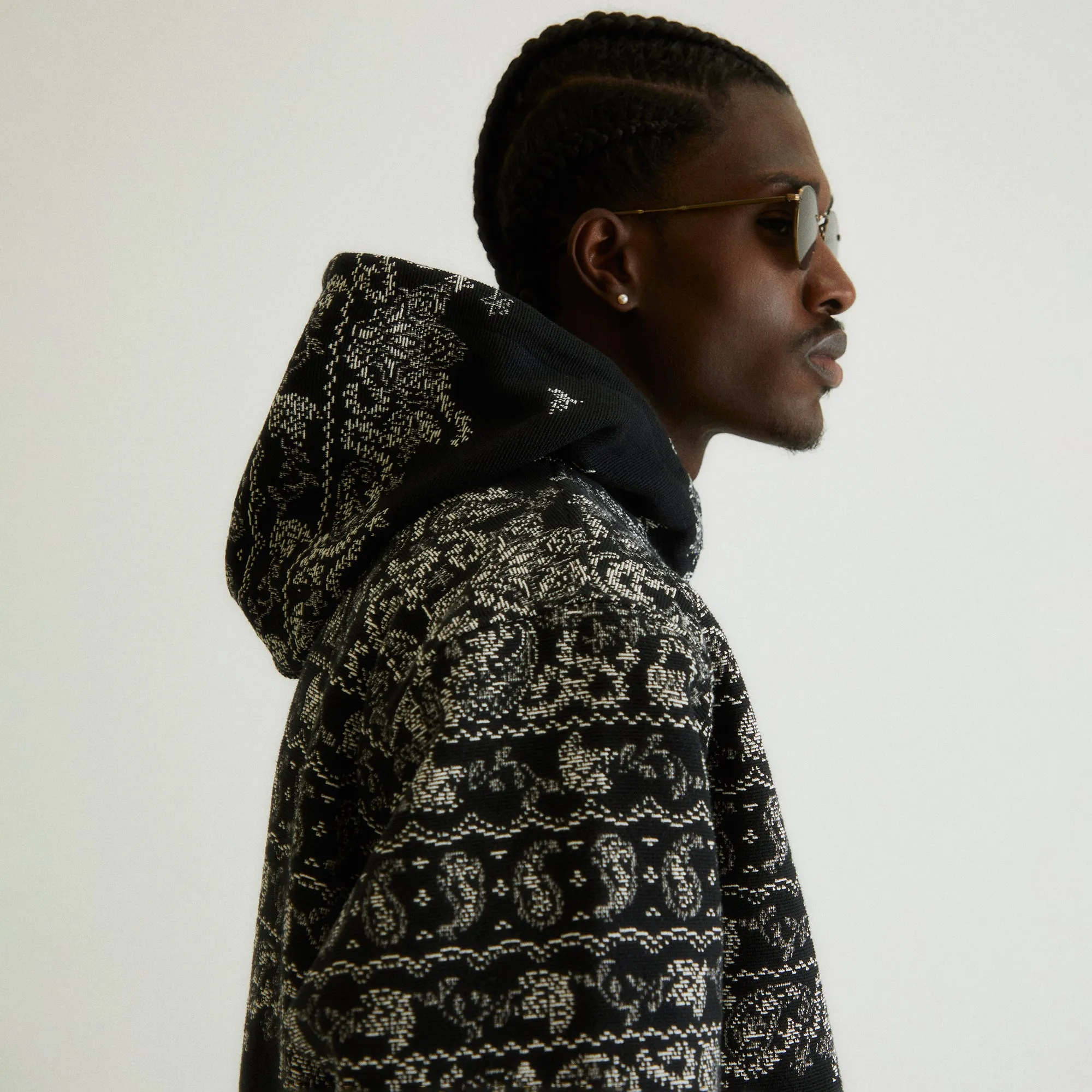 Kith Kith 101 Braden Tapestry Full Zip Hoodie - Black | Parallel