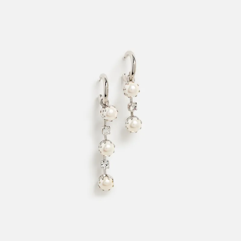 Justine Clenquet Moriah Earrings - Palladium sold by Kith