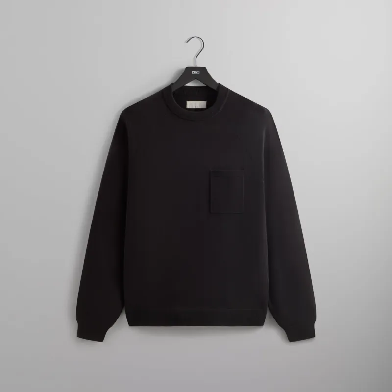 Kith Fine Knit Addision Sweater - Black sold by Kith