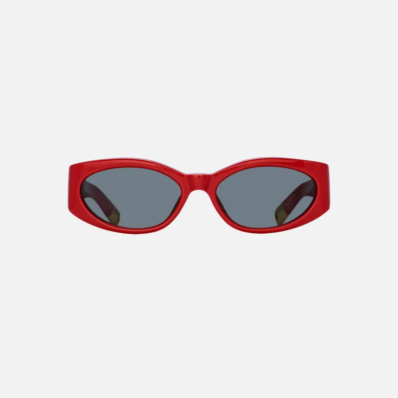 Jacquemus The Jac4 Frames Sunglasses - Red sold by Kith