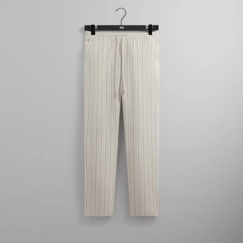 Kith Striped Twill Barrow Pant - Sandrift PH sold by Kith