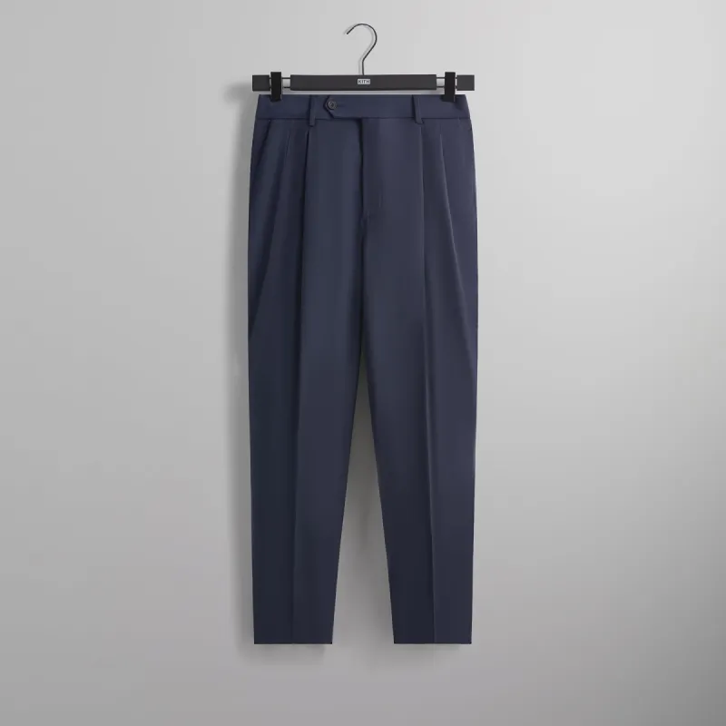 Kith Kylan Pleated Trouser - Gulf sold by Kith