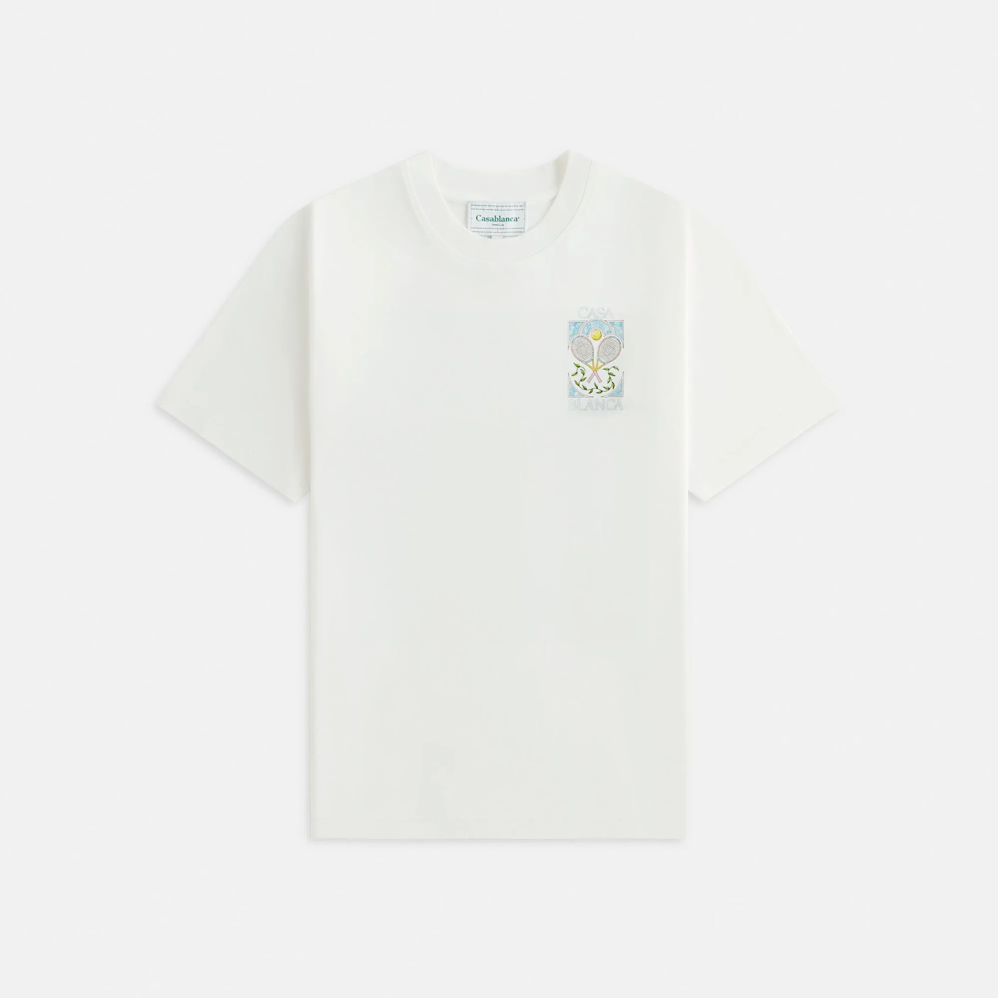Casablanca Tennis Pastelle Tee - White sold by Kith