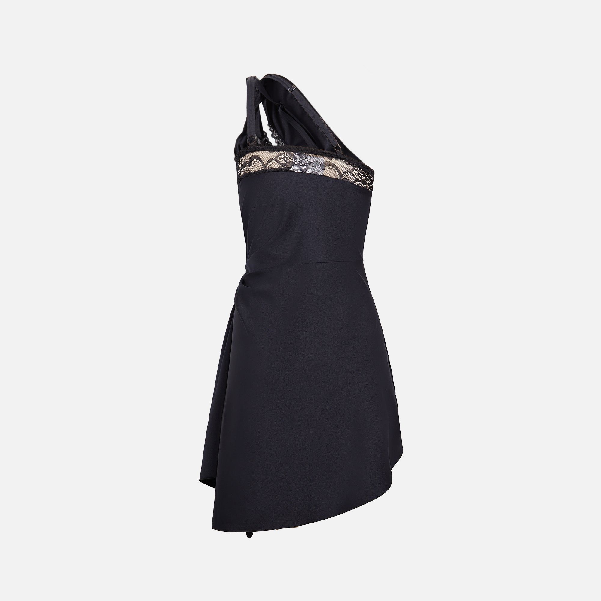 Coperni Asymmetric Mini Dress - Black sold by Kith product image thumbnail 2