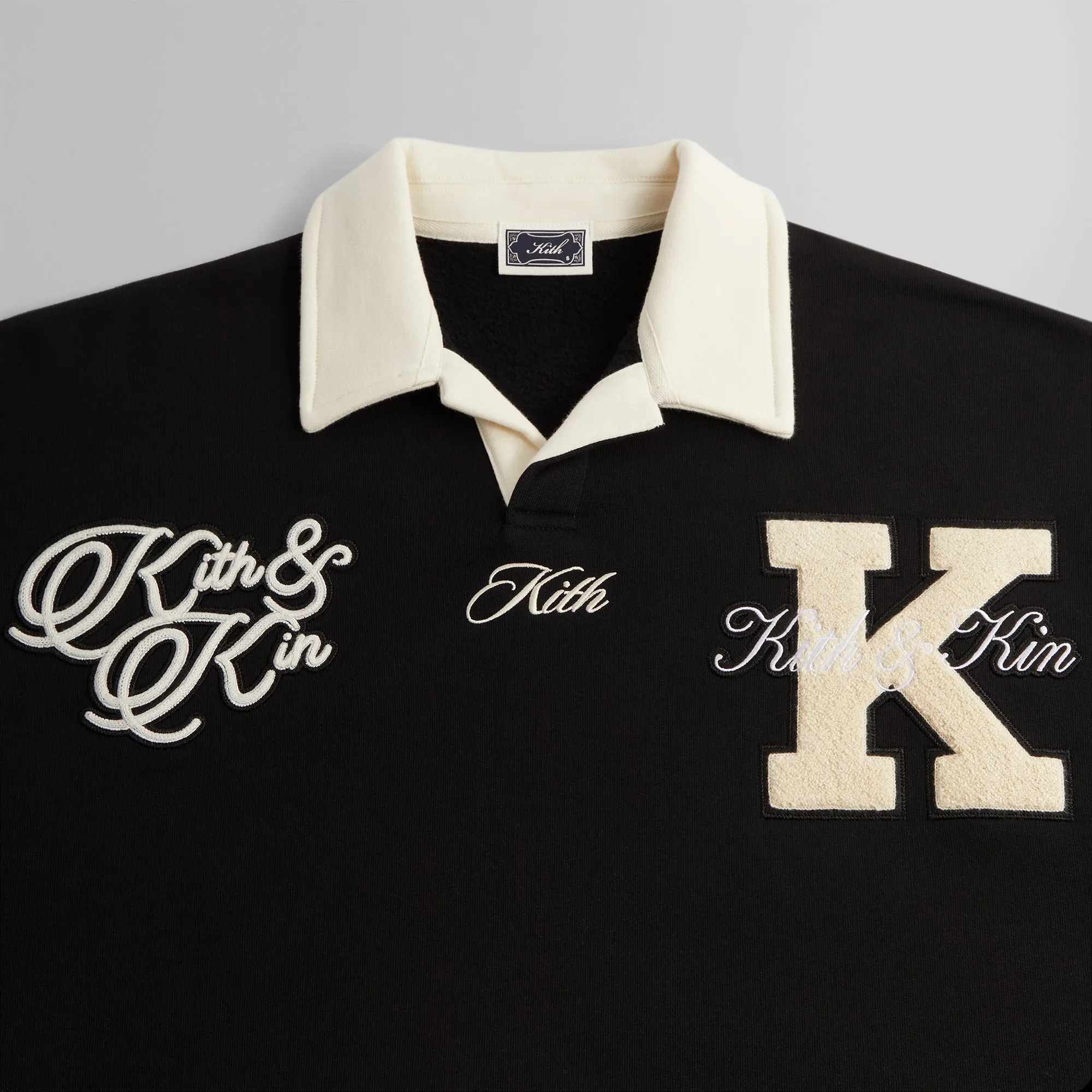 Kith Nelson Collared Pullover - Black sold by Kith product image thumbnail 3