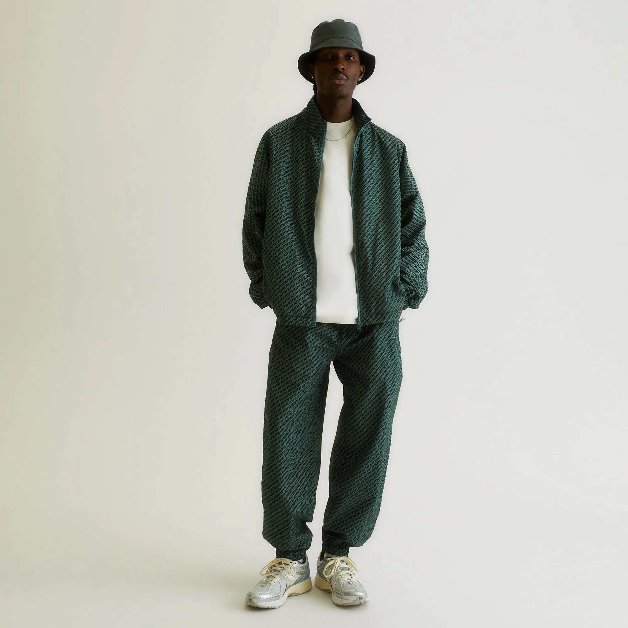 Kith Flocked Italic Monogram Davon Pant - Court sold by Kith product image thumbnail 2