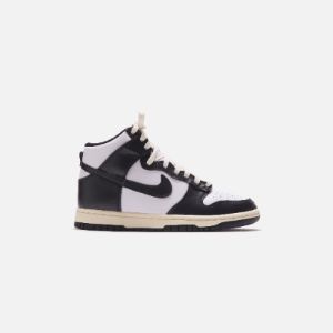 Nike WMNS Dunk High - White / Black / Coconut Milk sold by Kith