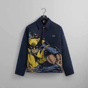 Marvel | Kith for X-Men Wolverine Tapestry Coaches Jacket - Nocturnal sold by Kith