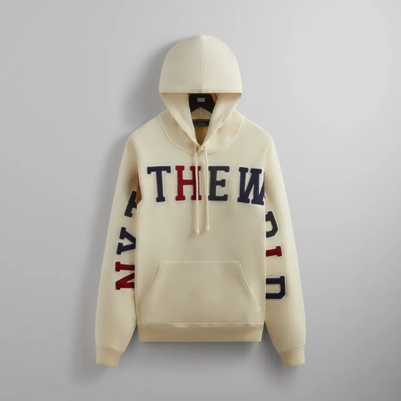 Kith NY To The World Nelson Hoodie - Sandrift sold by Kith