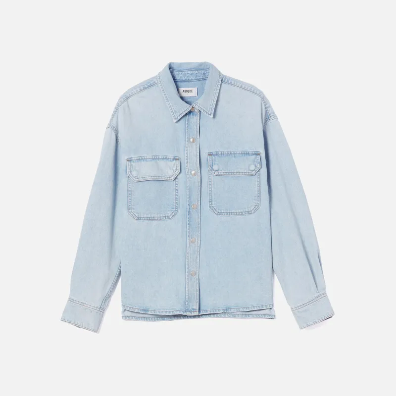 Agolde Gwen Slice Shirt - Tension sold by Kith