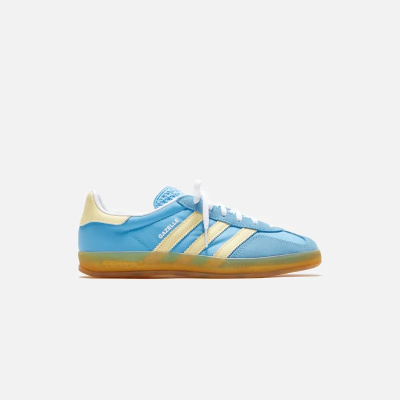 adidas WMNS Gazelle Indoor - Semi Blue Burst / Almost Yellow / Cloud White sold by Kith