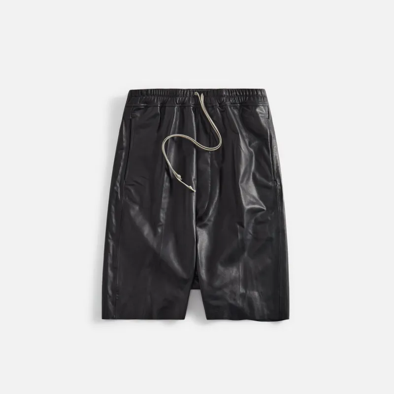 Rick Owens Wide Leg Pods Shorts - Black sold by Kith