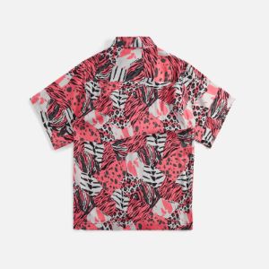 4S Designs Wide Camp Shirt - Pink / Grey sold by Kith