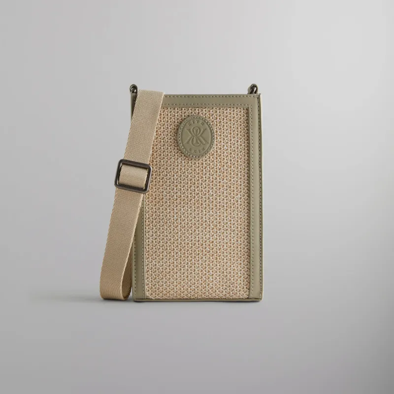 Kith Emmett Raffia Crossbody Mini Bag - Sandrift sold by Kith