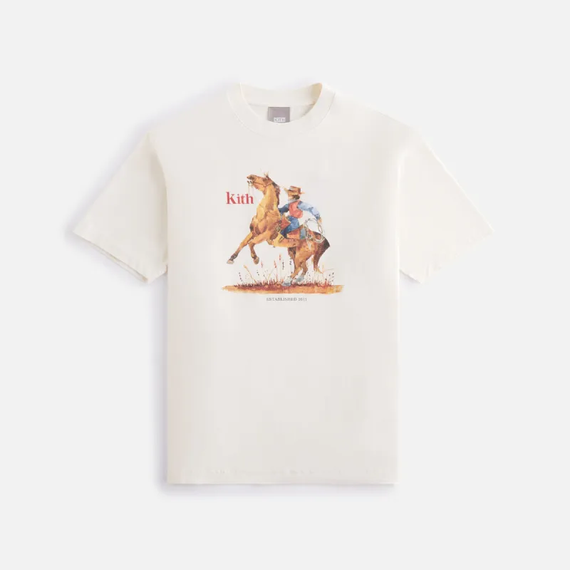 Kith Women Rodeo Vintage Tee - Sandrift sold by Kith