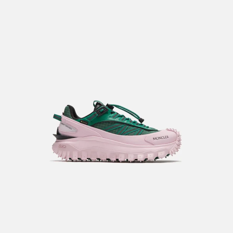 Moncler Trailgrip GTX Low Top Sneakers - Green / Pink made by Moncler