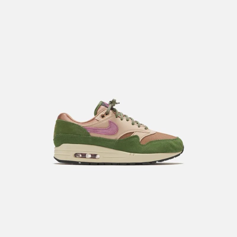 Nike Air Max 1 NH - Treeline / Light Bordeax / Dark Driftwood sold by Kith