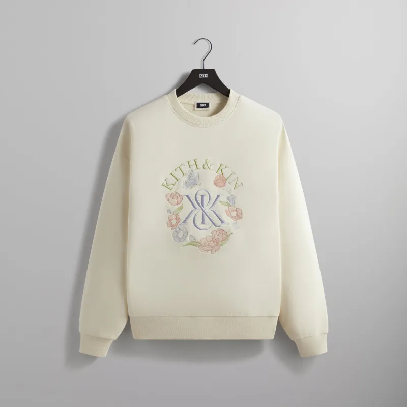 Kith K&K Monogram Nelson Crewneck - Sandrift sold by Kith