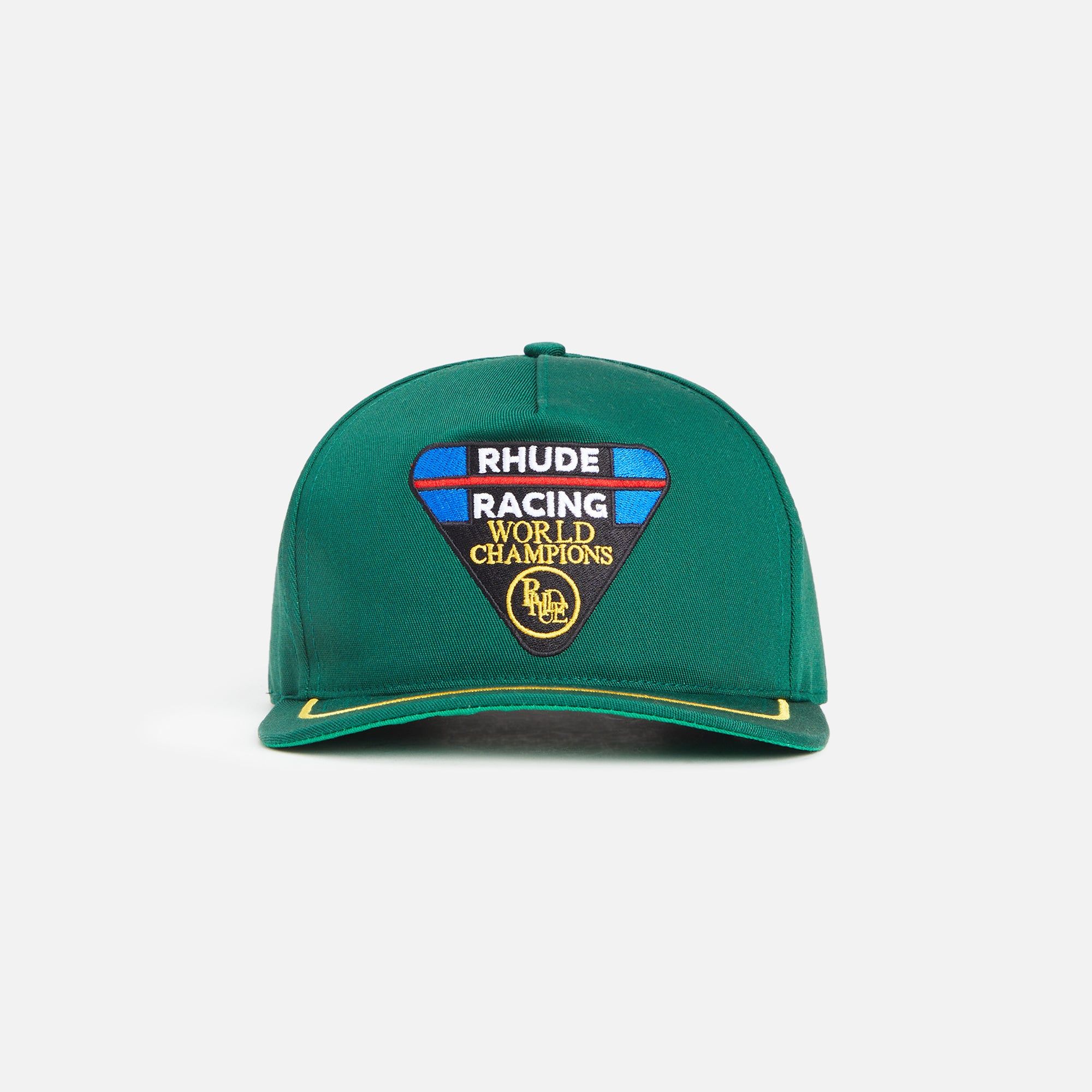 Rhude Racing Champs Cap - Green sold by Kith