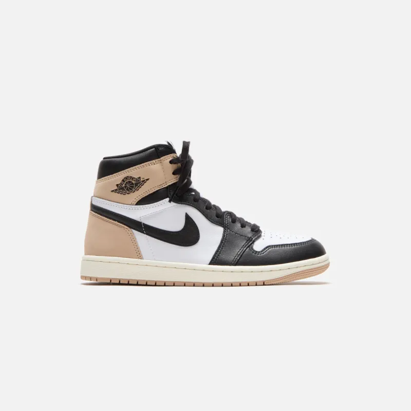 Jordan WMNS Air Jordan 1 High OG - Black / Legend Medium Brown / White / Sail sold by Kith