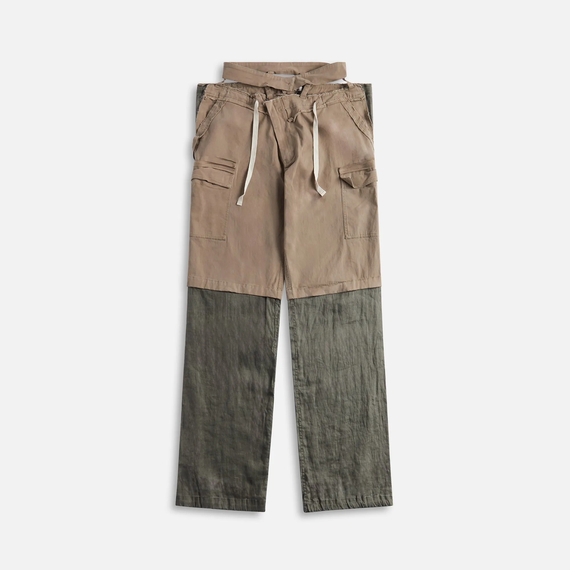 Ottolinger Baggy Cargo Pants - Olive Grey sold by Kith