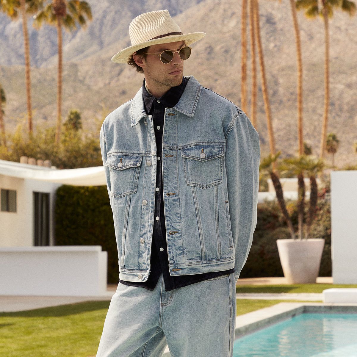 Kith Centre Denim Jacket - Light Indigo sold by Kith product image thumbnail 2