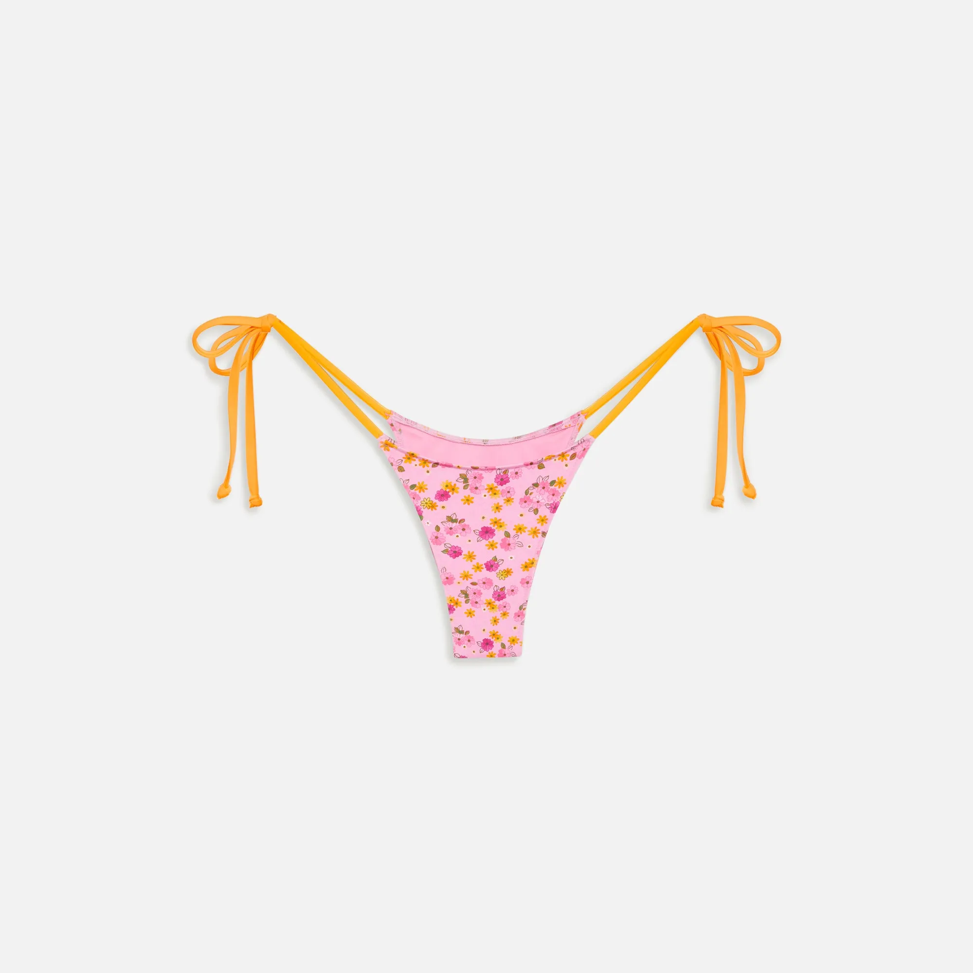 Frankies Bikinis Floral Skimpy Bikini Bottom - Queens Bath sold by Kith