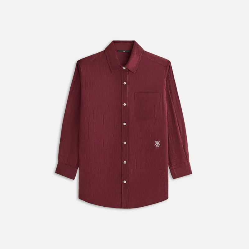 Kith Women Ora II Cord Shirt - Magma sold by Kith
