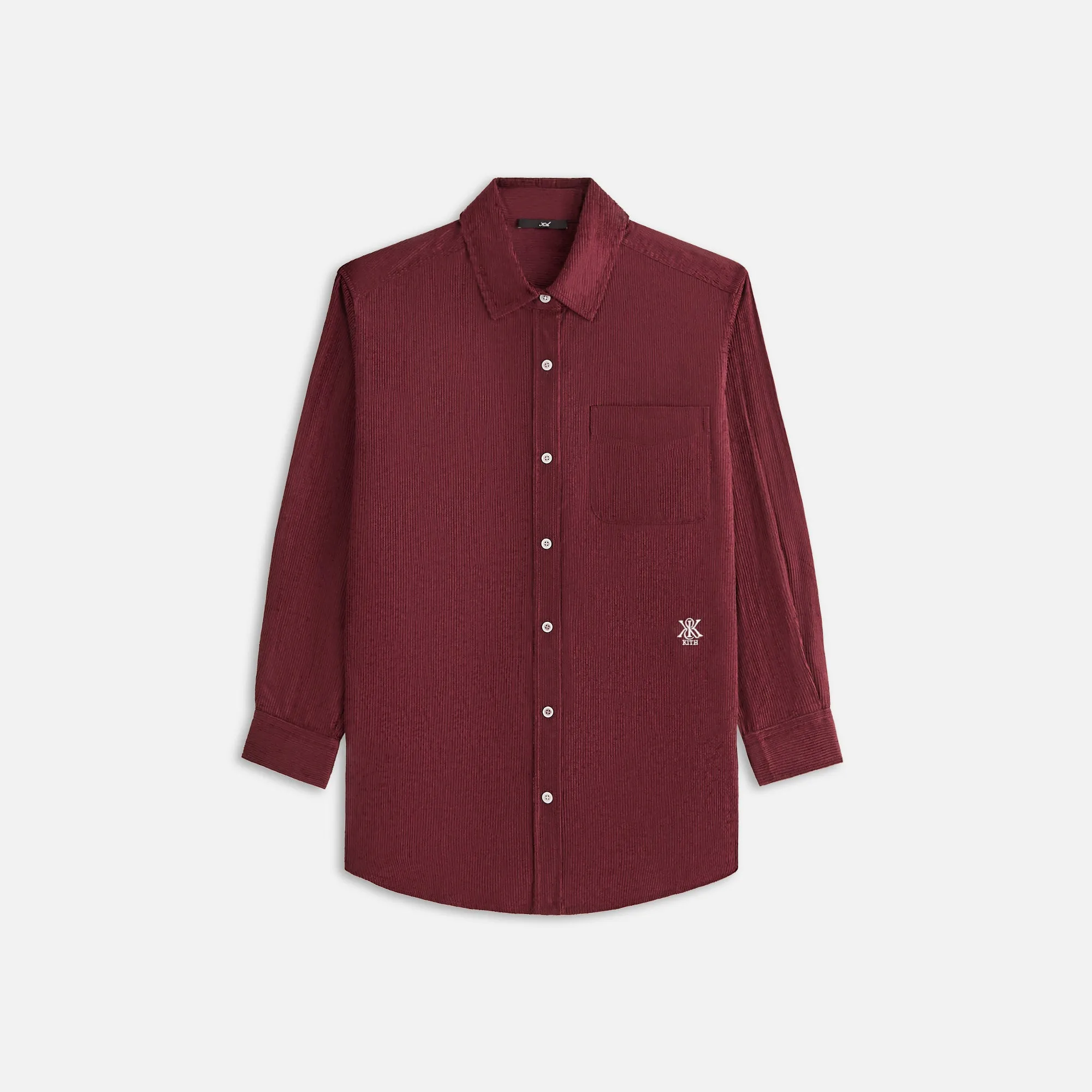 Kith Women Ora II Cord Shirt - Magma sold by Kith