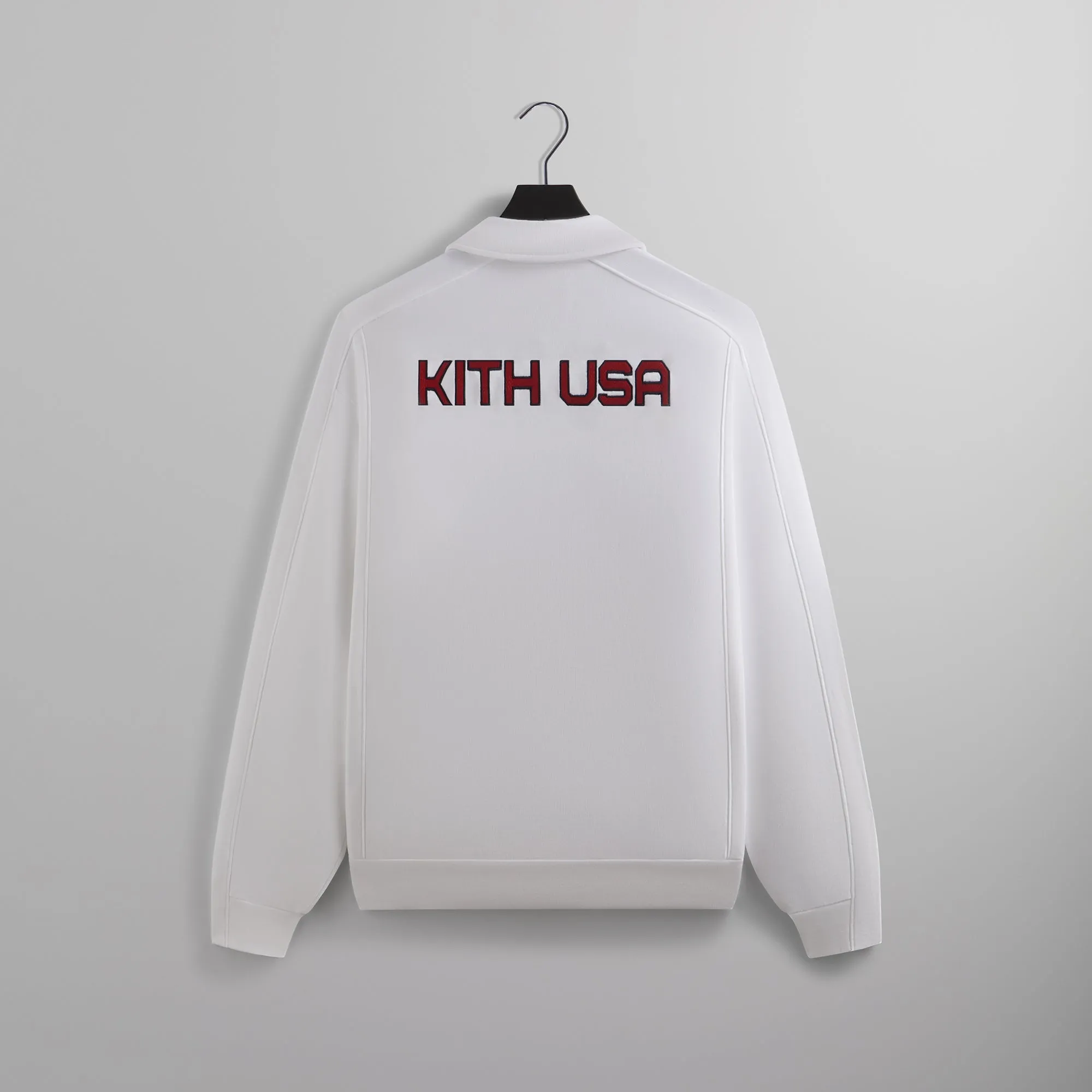 Kith for USA Basketball Nelson Collared Pullover - White PH sold by Kith product image thumbnail 2