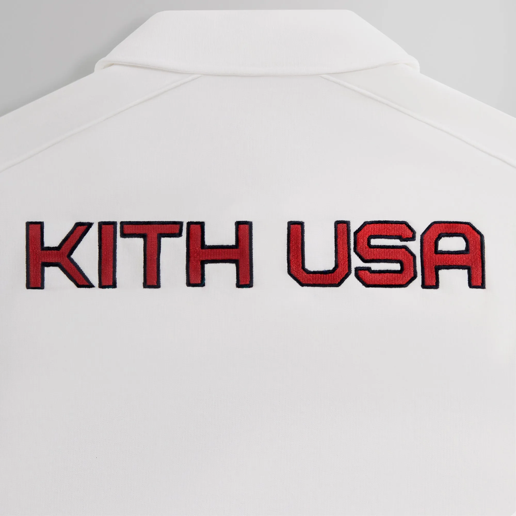 Kith for USA Basketball Nelson Collared Pullover - White PH sold by Kith product image thumbnail 4