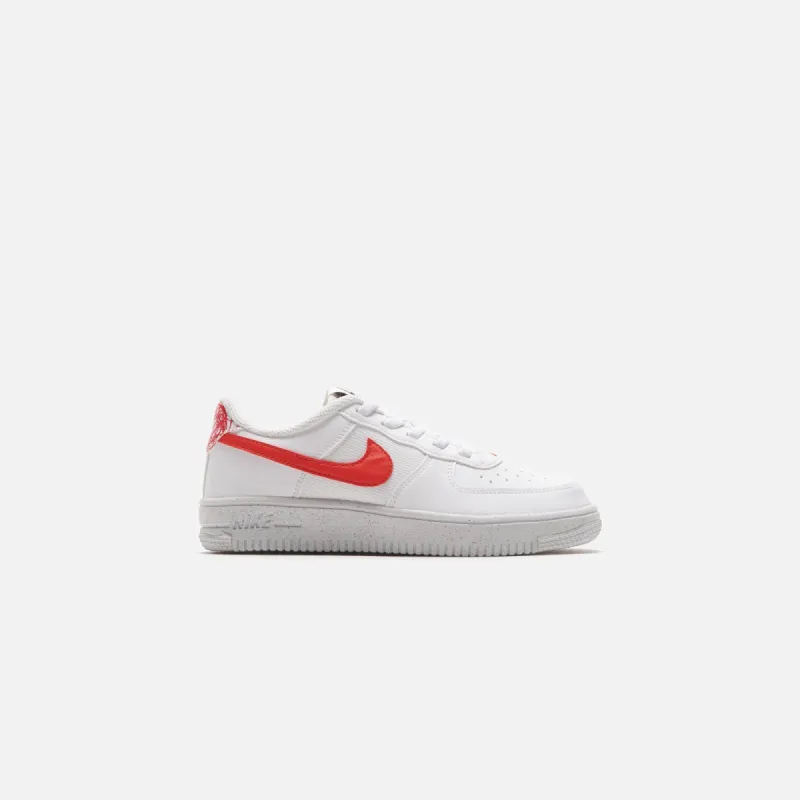 Nike Air Force 1 Crater Classic - White / Habanero Red sold by Kith