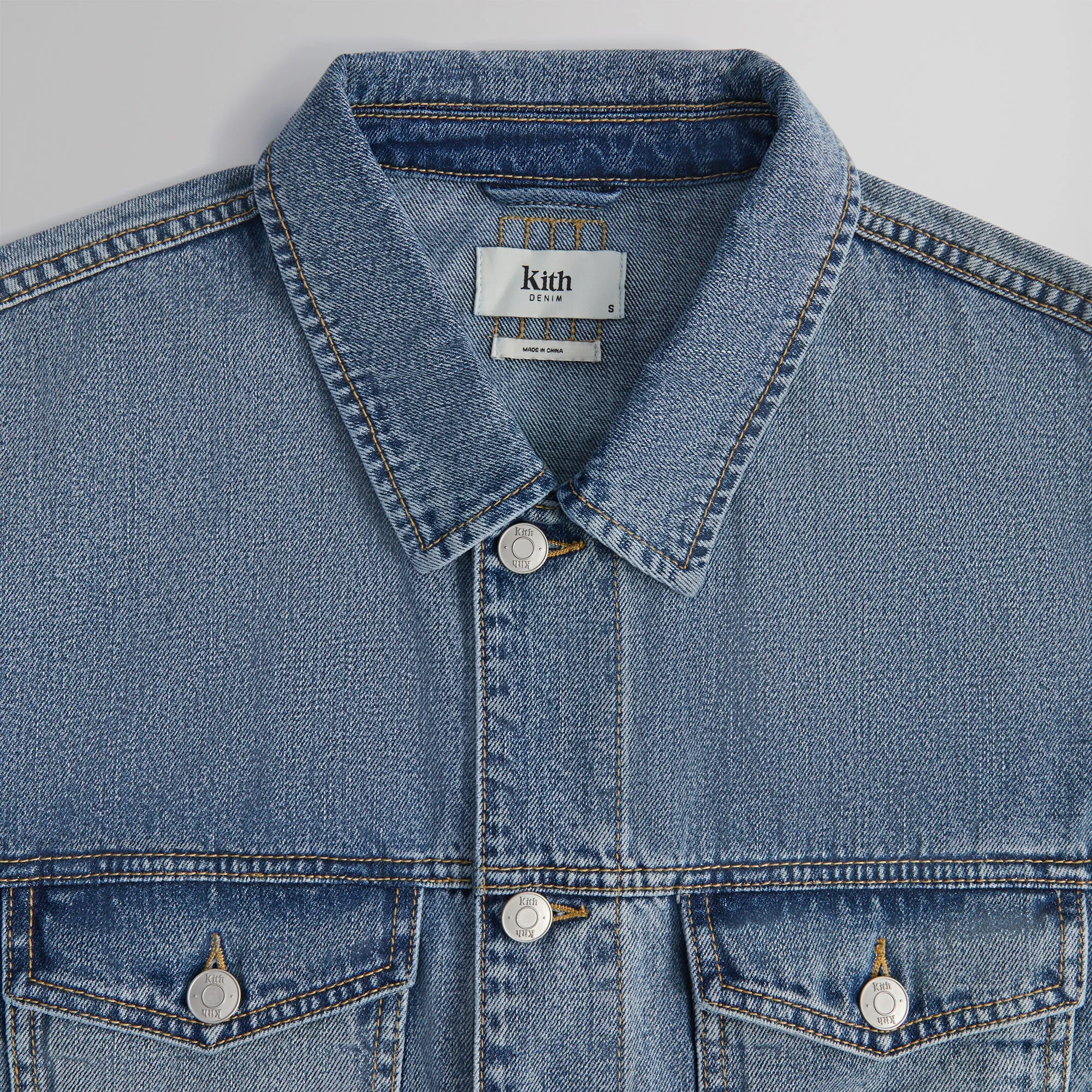 Kith Centre Denim Jacket - Dark Indigo sold by Kith product image thumbnail 3