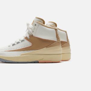 Nike WMNS Air Jordan 2 Retro - Sail / Desert / Sunset Haze / Muslin sold by Kith