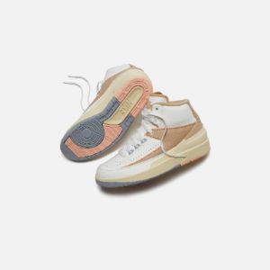 Nike WMNS Air Jordan 2 Retro - Sail / Desert / Sunset Haze / Muslin sold by Kith