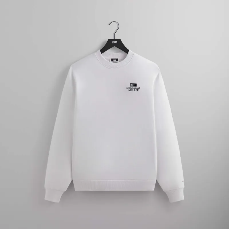 Kith for Mia Lee Artist Nelson Crewneck - White sold by Kith