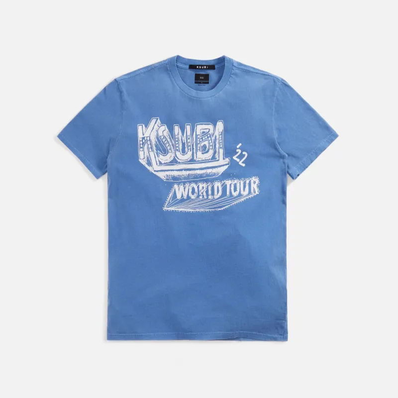 Ksubi Cities Kash Tee - Atlantic made by Ksubi