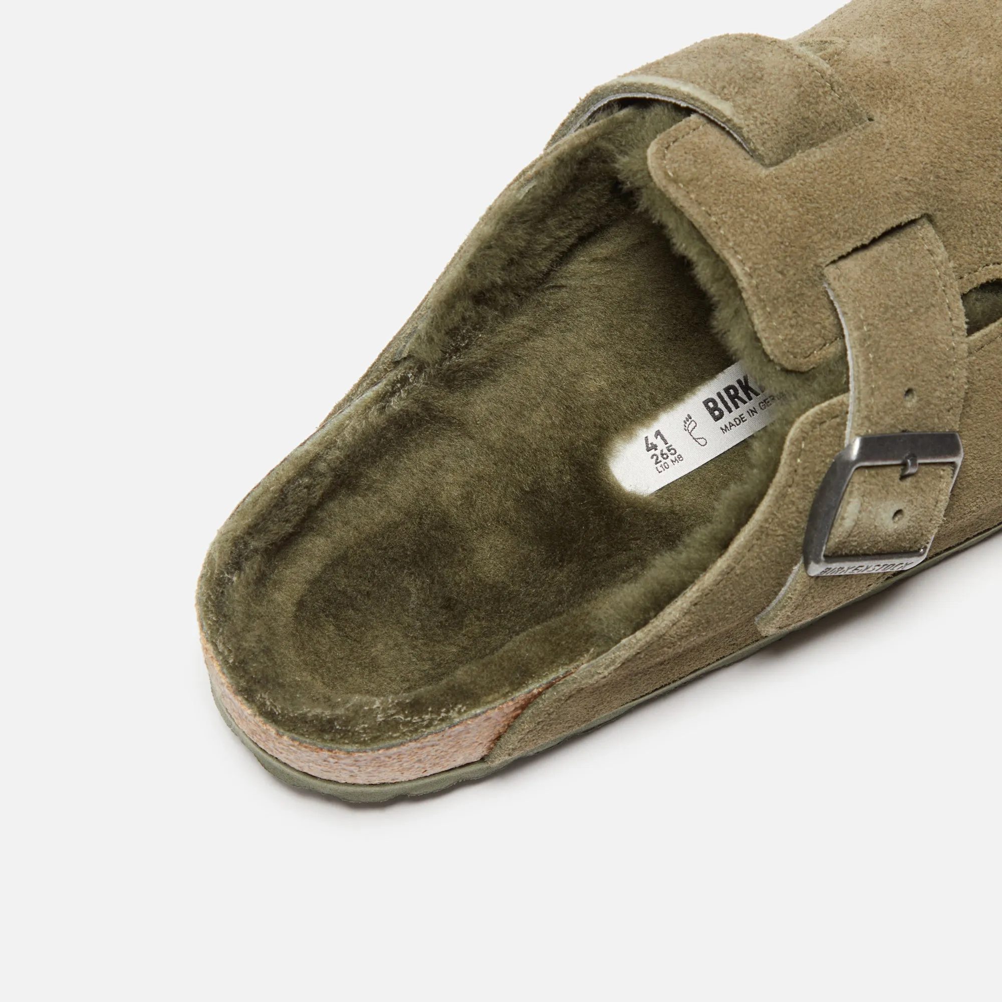 Birkenstock Boston Shearling - Thyme sold by Kith product image thumbnail 5