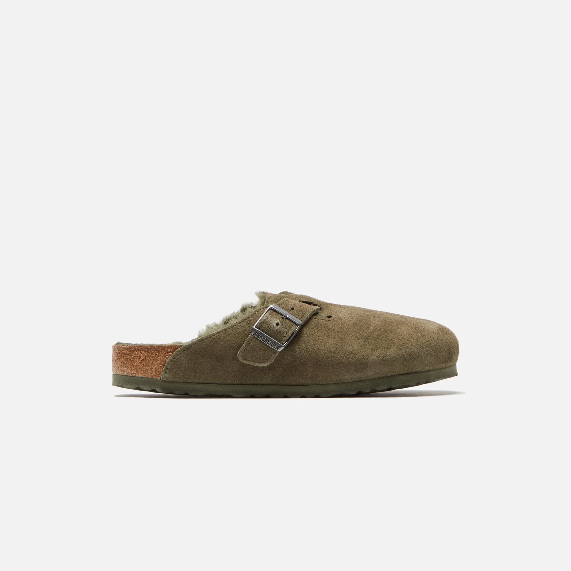 Birkenstock Boston Shearling - Thyme sold by Kith