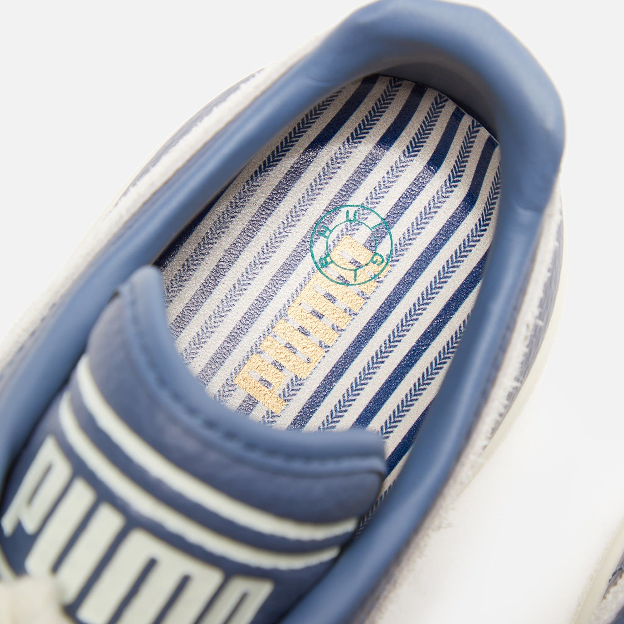 Puma x Rhuigi Clyde - Pristine / Inky Blue sold by Kith product image thumbnail 7