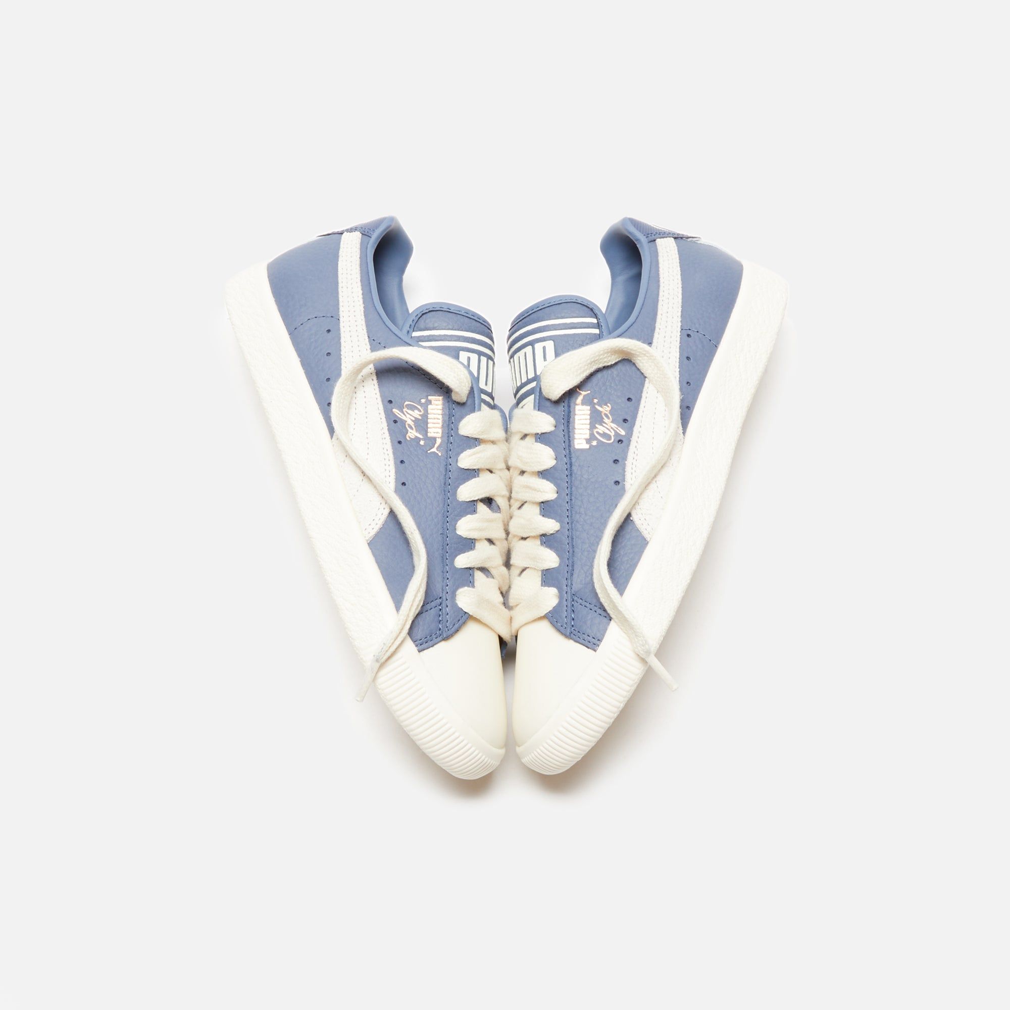 Puma x Rhuigi Clyde - Pristine / Inky Blue sold by Kith product image thumbnail 4