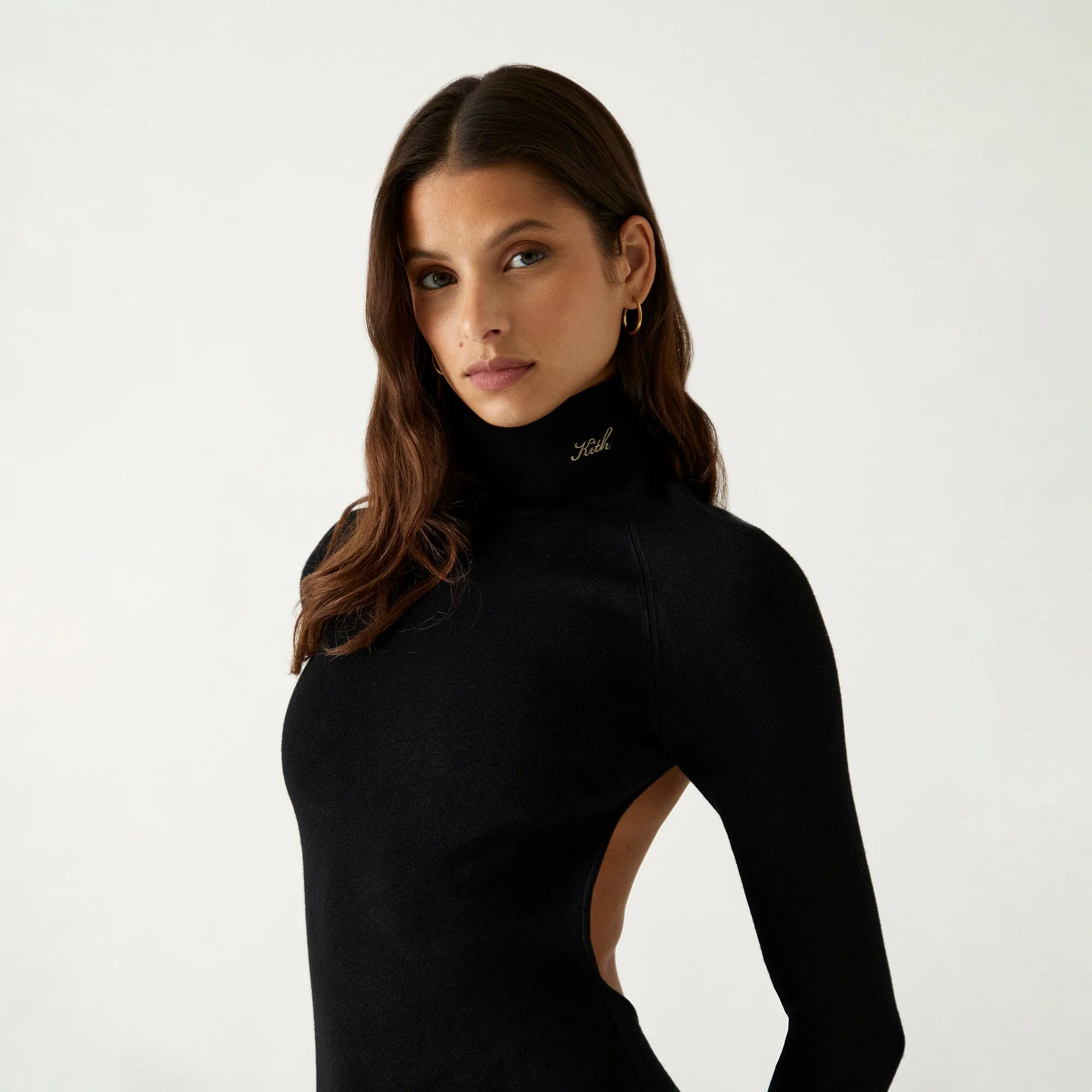 Kith Women Cassan Backless Mini Dress - Black sold by Kith product image thumbnail 4
