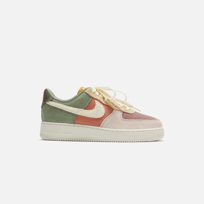 Nike WMNS Air Force 1 '07 - Oil Green / Terra Blush / Sesame / Pale Ivory sold by Kith