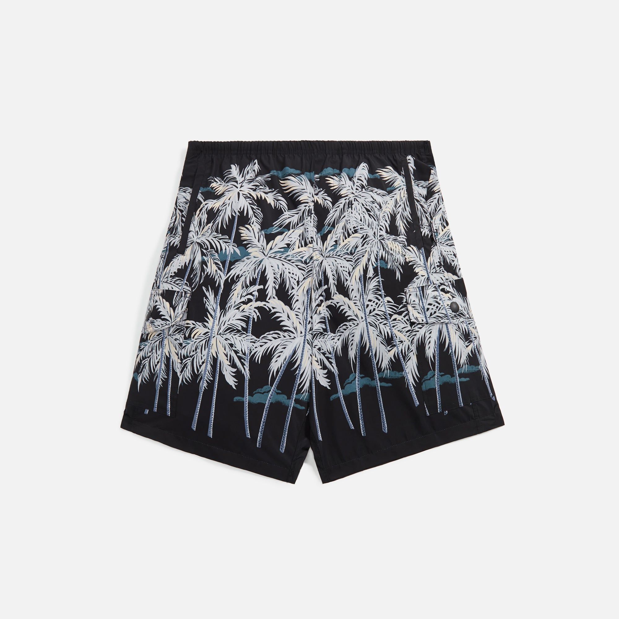 Palm Angels Allover Palms Swimshort - Black / Off White sold by Kith product image thumbnail 2