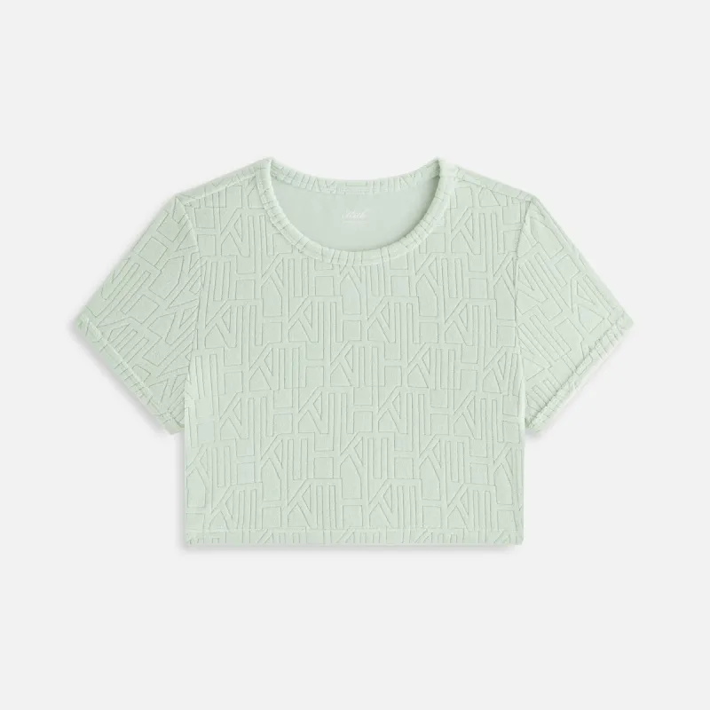 Kith Women Yeni Monogram Towel Ringer Tee - Mosser sold by Kith