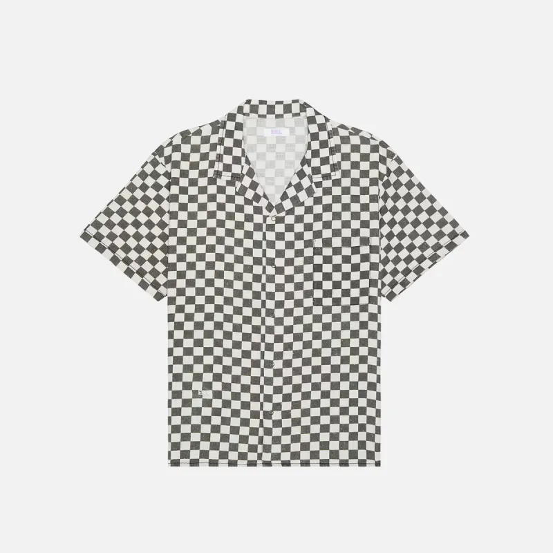 ERL Printed Hawaiian Shirt - Checker sold by Kith