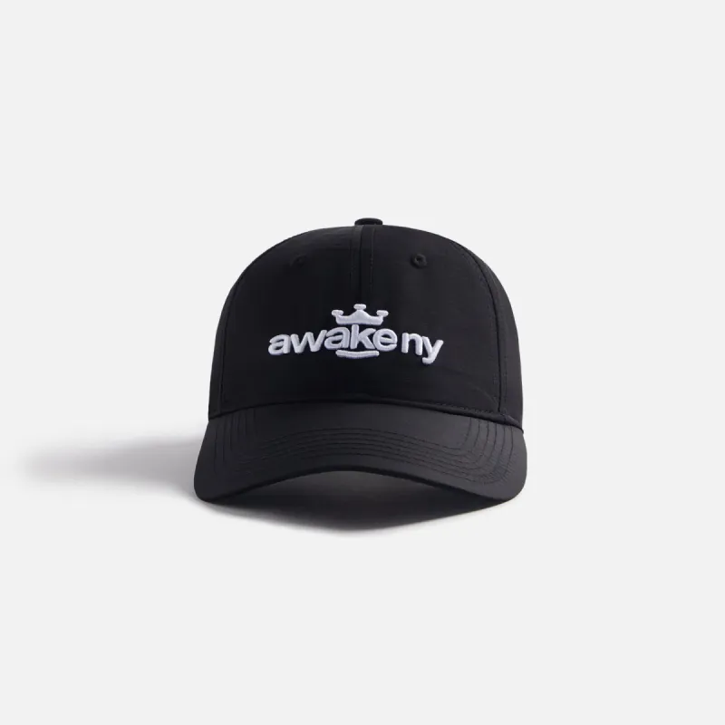 Awake NY Nylon Cap - Black sold by Kith
