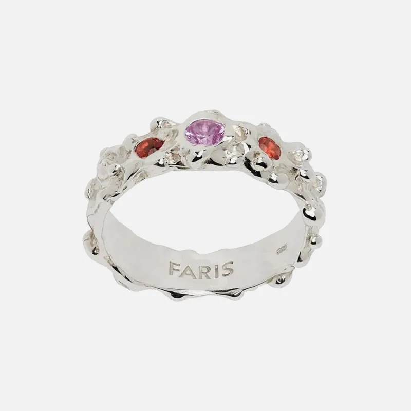 Faris Roca Gem Band - Silver sold by Kith