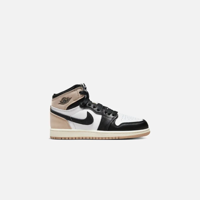 Jordan PS Air Jordan 1 High OG - Black / Legend Medium Brown / White / Sail sold by Kith